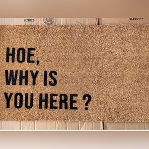 Funny Home Welcome Mat, Adult Friendly Doormat